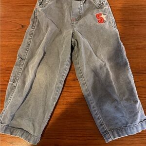 Sesame Street Gray Kids Bottoms with Red Detail